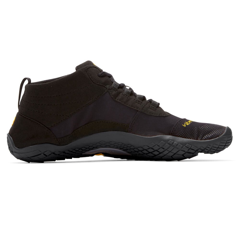 Vibram Five Fingers Mens V-Trek - Barefoot Shoes Black - IGH978650